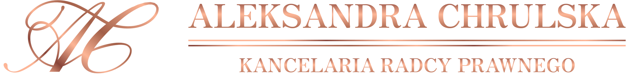 Logotyp Kancelaria Radcy Prawnego Aleksandra Chrulska sygnet kolory RGB 2