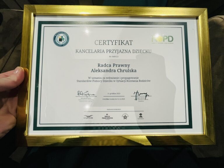 Kancelaria Przyjazna Dziecku